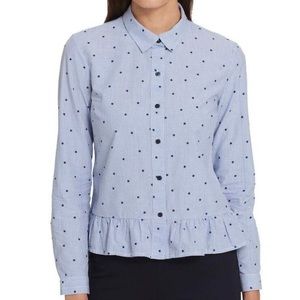 Tommy Hilfiger - stripes & stars button down Sz S